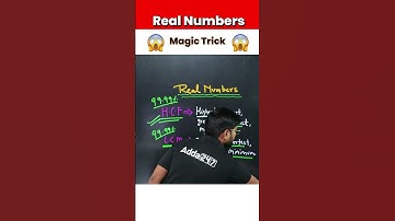 Real number trick | Magic or math #mathtricks #viraltrick #shorts #trending #realnumbers #class10th