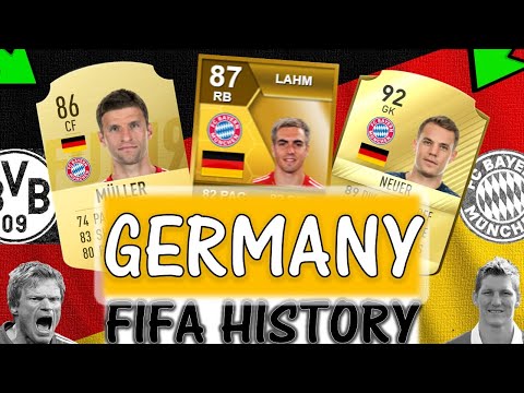 GERMANY FIFA ULTIMATE TEAM HISTORY EVOLUTION!! FT LAHM, NEUER, MULLER ETC FIFA 10 20