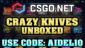 CSGO.NET Promo Code 2025 🔷 CRAZY KNIVES UNBOXED 🔷 Best CSGONet Code "AIDELIO" + Free Bonus