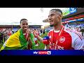 EXCLUSIVE Gabriel And Saliba React To Arsenal Winning The Premier League 