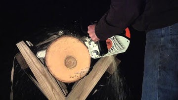 Stihl MS150T Muffler Modded and Timing Advanced