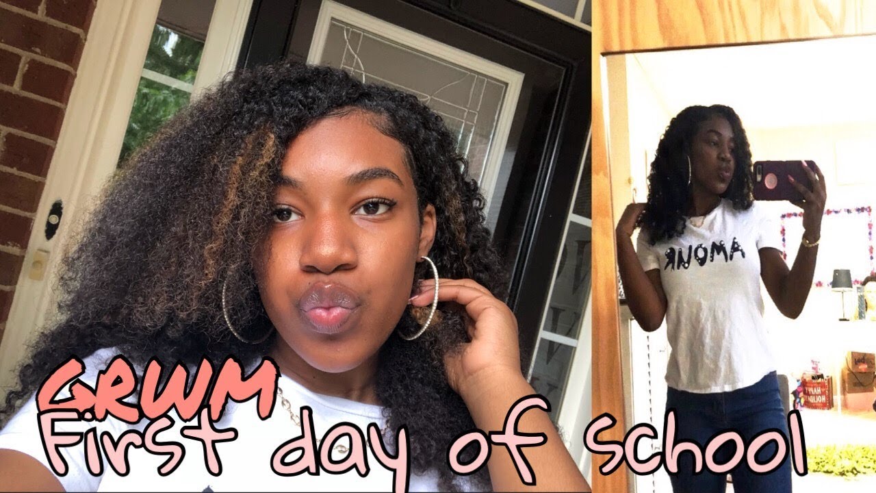 GRWM FIRST DAY OF SCHOOL + VLOG | JUNIOR YEAR - YouTube