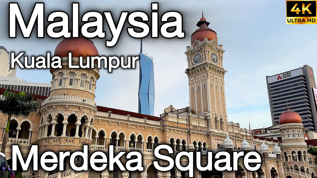 Malaysia MERDEKA Square Kuala Lumpur 🇲🇾 Historical City Center! [ 4K ] Walking Tour