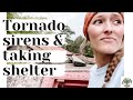 Tornado Sirens & taking shelter |VLOG