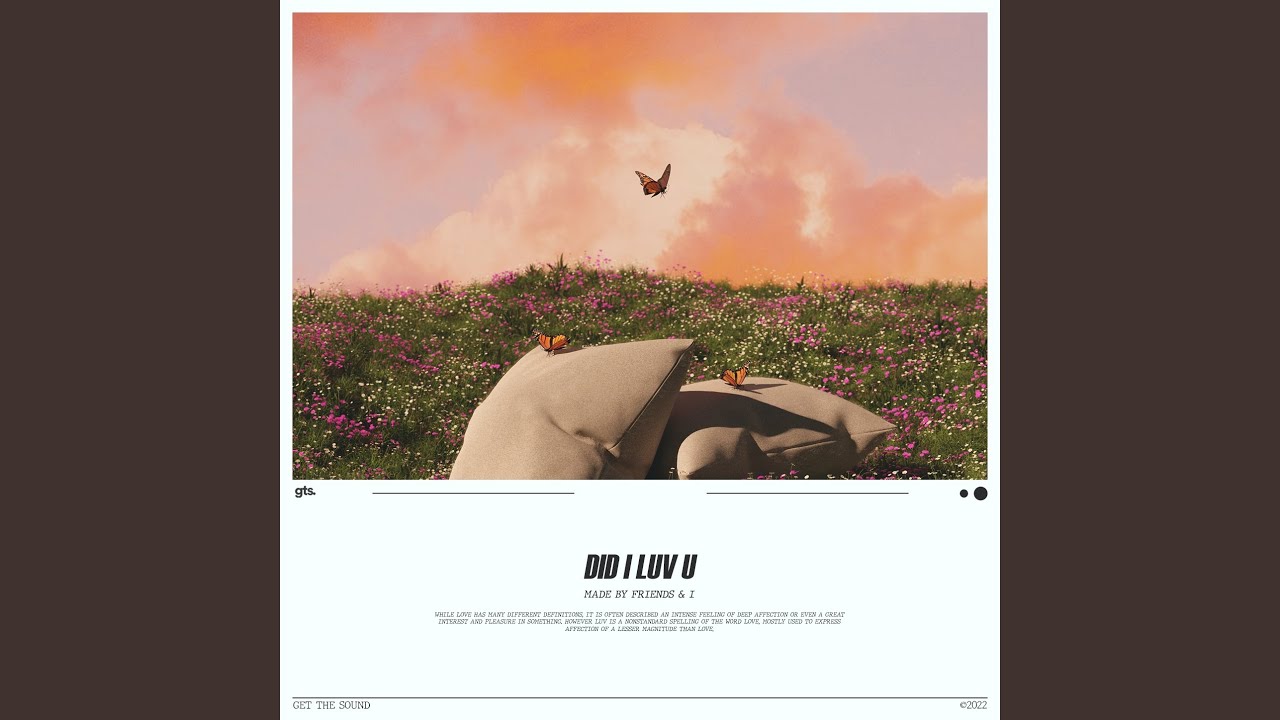 Watch Did I Luv U on YouTube Watch Did I Luv U on YouTube