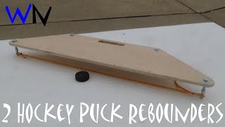 How to Make a Hockey Puck Rebounder V.2.0 | 2 Different Designs with Template! @EricLindberg
