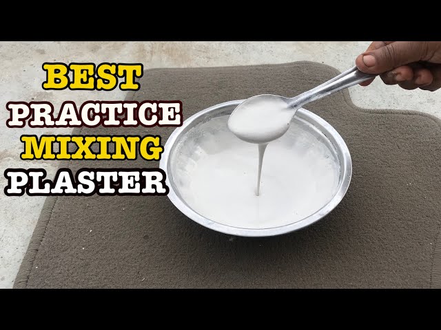 Mixing Plaster of Paris, Craft Recipes & How-To's