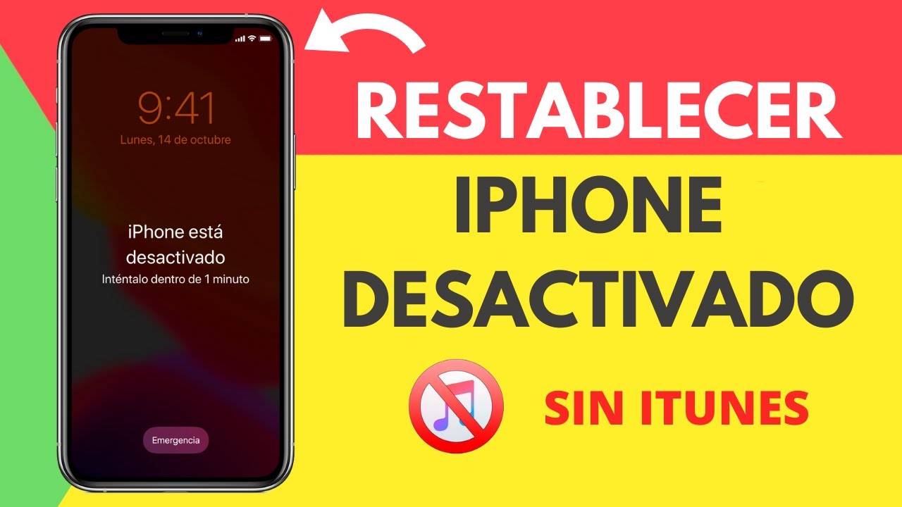 SOLUCION: Iphone o Ipad está Desactivado | Restablecer Sin Utilizar