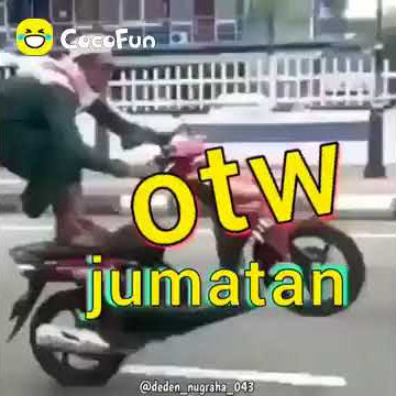 Story wa || video receh kakek kakek saat naik motor