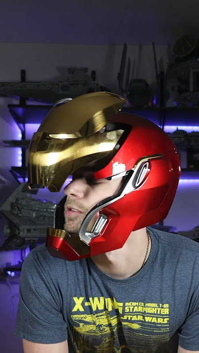 All my iron man helmets #marvel #ironman #tonystark #unboxing #shorts #cosplayers