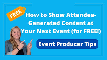 How to Show Attendee-Generated Content at Your Next Event, For Free - Logan Clements, Event Producer