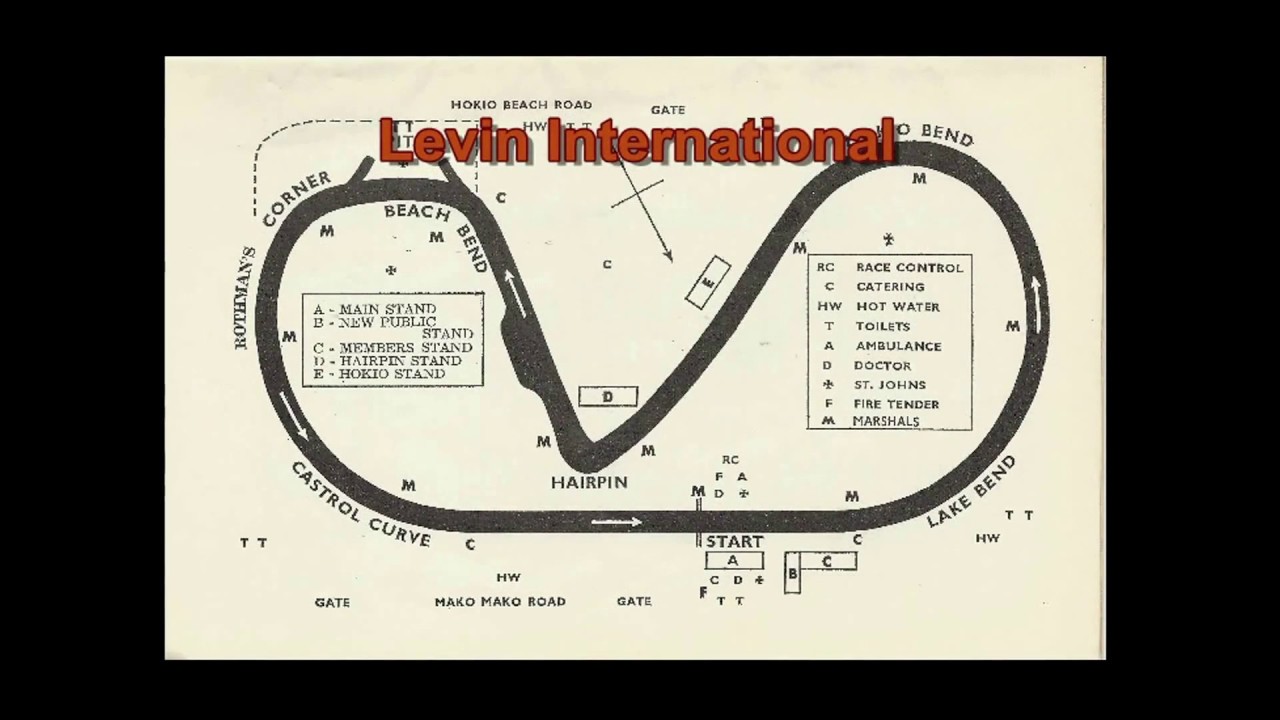 New Zealand car motor racing. 1960's