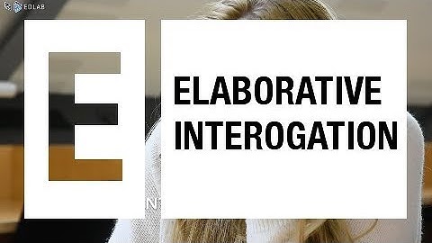 How effective is elaborative interrogation ?