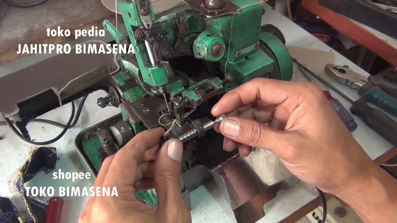 CARA GANTI DUDUKAN PISAU ATAS (obras benang 3)