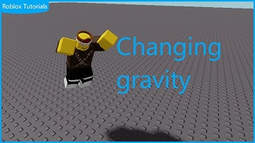 Changing Gravity in Roblox Studio