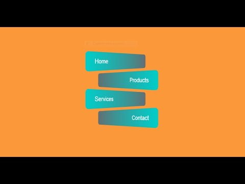 Angled Gradient Button Hover Effect Using CSS | HTML