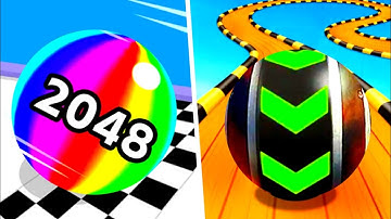 Ball Run 2048 | Sky Rolling Ball 3d - All Level Gameplay Walkthrough Android,iOS - NEW UPDATE VIDEOS