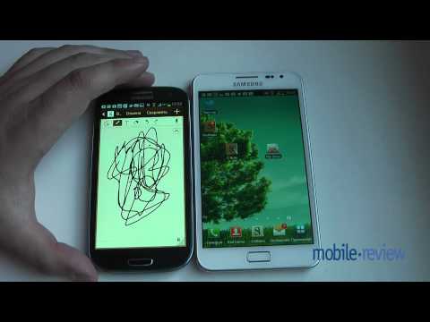 Видео: Разница между Galaxy S3 (Galaxy S III) и Galaxy Note