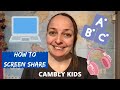 How to Screen Share on Cambly Kids!