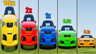 Biggest vs Medium vs Smallest Сar size #2 - Beamng drive