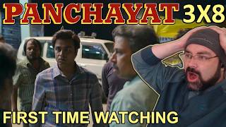 CHAOS IN PHULERA! - PANCHAYAT - 3X8 - AMERICAN FIRST TIME WATCHING - REACTION & REVIEW