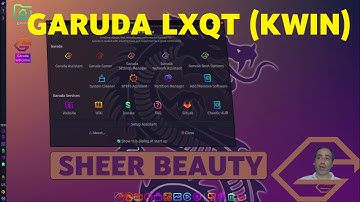 Garuda LXQT (KWIN) | Deadly combination along with Garuda Beauty and Customization Tools