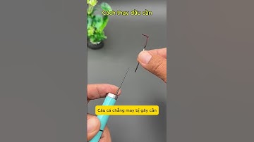 cách thay ngọn cần 360 độ chống xoắn câu đài #fishing #cachthay #caudai