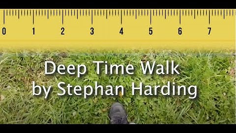 DEEP TIME WALK by Stephan Harding at Schumacher College シューマッハカレッジの「ディープタイムウォーク」by　ステファン・ハーディング