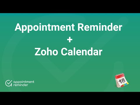 Zoho + Appointment Reminder Integration | SMS Reminders