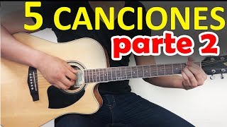 5 CANCIONES EN GUITARRA QUE TIENES QUE SABER SI O SI (PARTE 2) chords