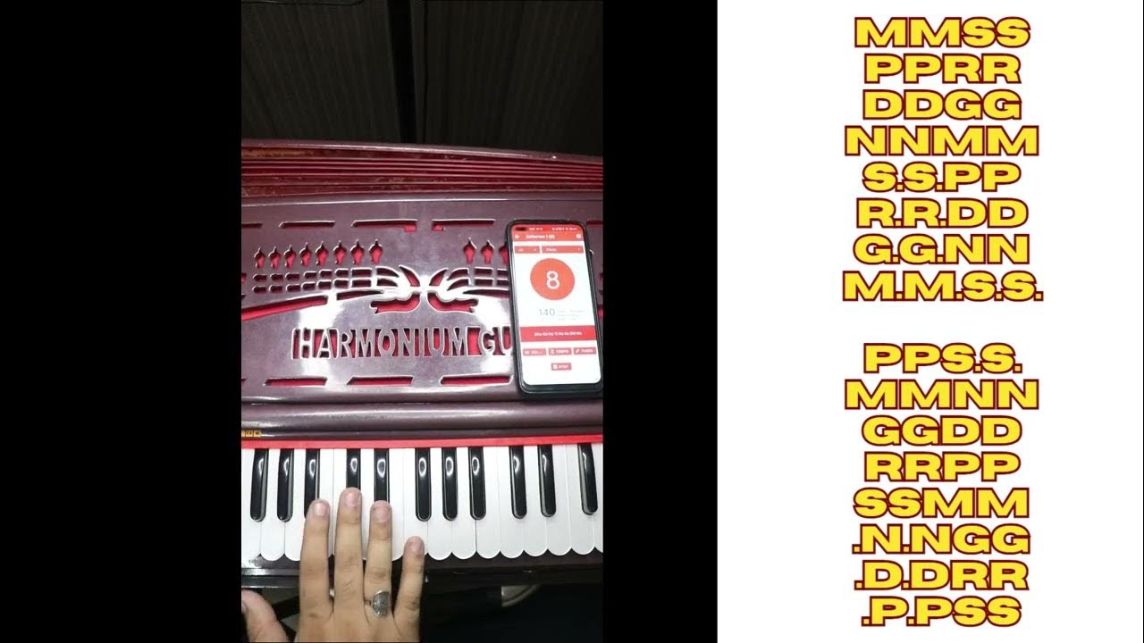 How to play fast fingers on harmonium YouTube
