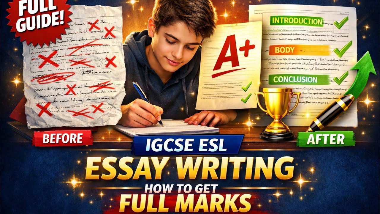 How to Write an Essay – English as a Second Language 0510/0511 Writing ...