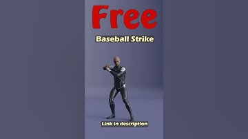 Baseball Strike. Free Mixamo animation for Daz Studio