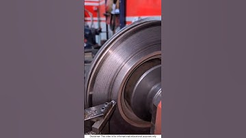 Brake Disc Resurfacing Process | Car Brake Service Guide 🔧🚗 #shortsfeed #mechanic