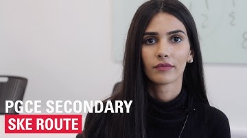 Hear from our PGCE Subject Knowledge Enhancement route students