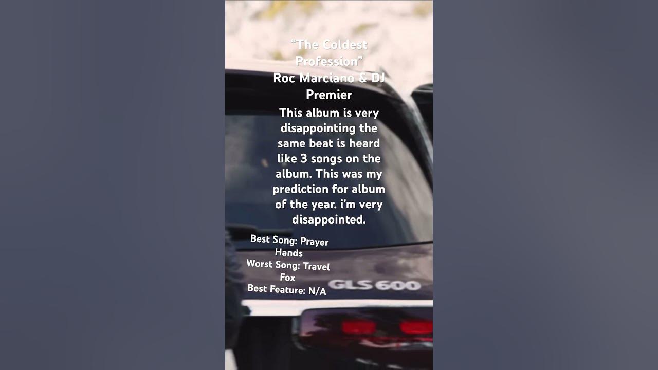 “The Coldest Profession” - DJ Premier & Roc Marciano