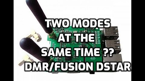 MMDVM DUAL HAT HOTPOT PI=STAR -TWO MODES SAME TIME -NO