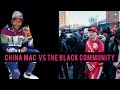 China Mac verziz the blackCommunity Blood Member CMac vrs Crip Member Cwhite