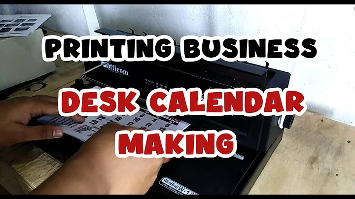 DESK CALENDAR MAKING PRINTING BUSINESS