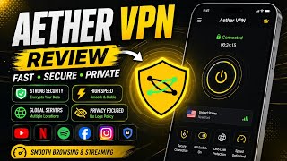 How to Use Aether VPN | Aether VPN App Review screenshot 1