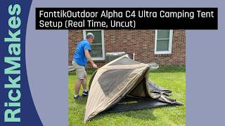FanttikOutdoor Alpha C4 Ultra Camping Tent Setup (Real Time, Uncut)
