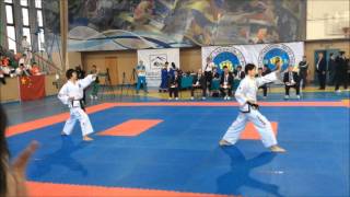 Pattern Female 2Dan Korea Vs Japan 8Th Asian Taekwondo Championship 2016 At Almaty