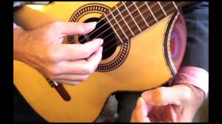 Classical guitar technique, Carlevaro technique on the Right Hand chords