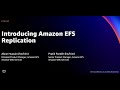 AWS re:Invent 2021 - Introducing Amazon EFS Replication