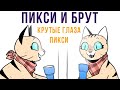 Пикси и Брут. Крутые глаза Пикси | Мемозг #465