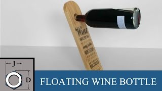 Making a Floating Wine Bottle Holder with Ink Jet Image Transfer Plans and more info at my website: http://www.justindepewdesign.com/single-post/2016/06/19/Floating-Wine-Bottle-Holder Music: