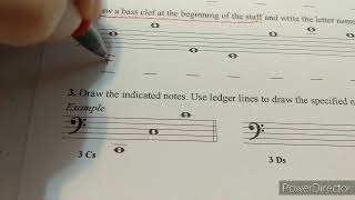 Bass Clef Ledger Lines