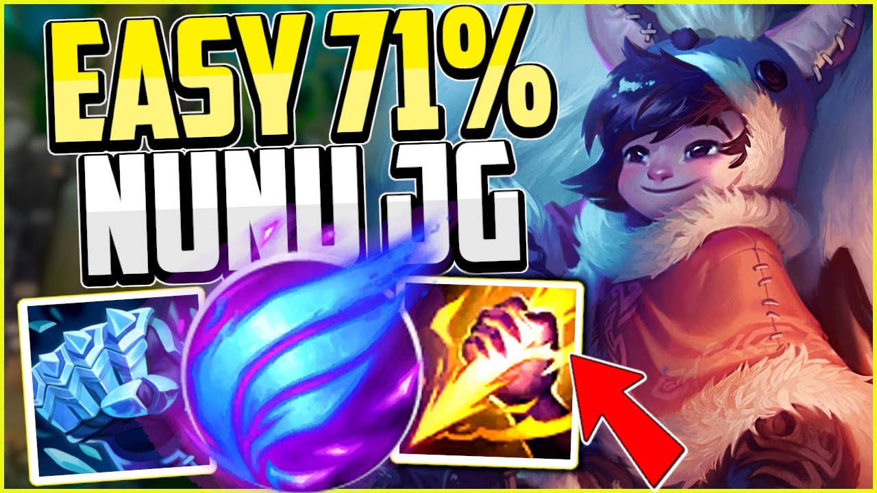 EASY 71 Win Rate Nunu Jungle BUILD RUNES Nunu Jungle Guide Season