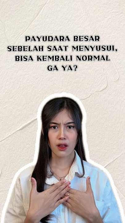 Payudara besar sebelah saat menyusui? Tenang moms, ini tipsnya!😍#pelancarasi #asi #asibooster