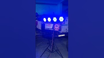 New Design Led Par Light Running In Dmx 512 #dj #djlight #stagelighting #dj_light_tricks #djlighting